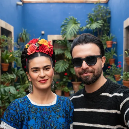With Frida Kahlo